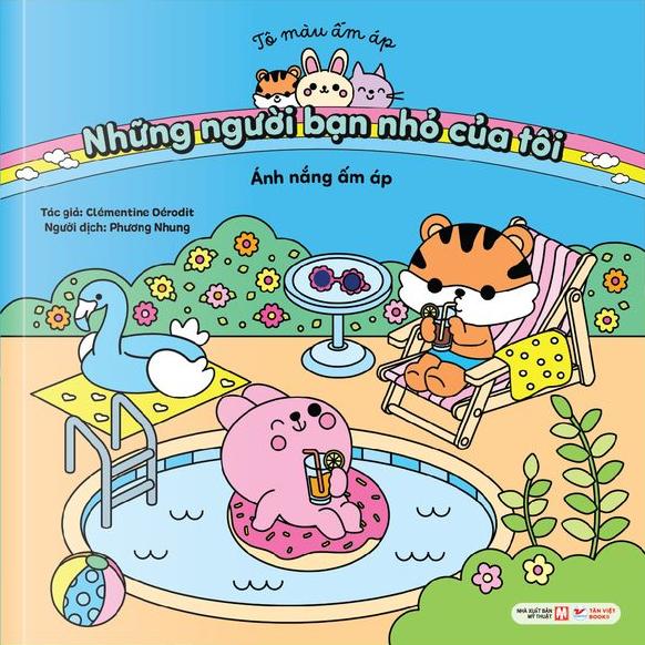 Sách - Bộ Sách Tô Màu Ấm Áp - Những Người Bạn Nhỏ Của Tôi (Bộ 4 cuốn)