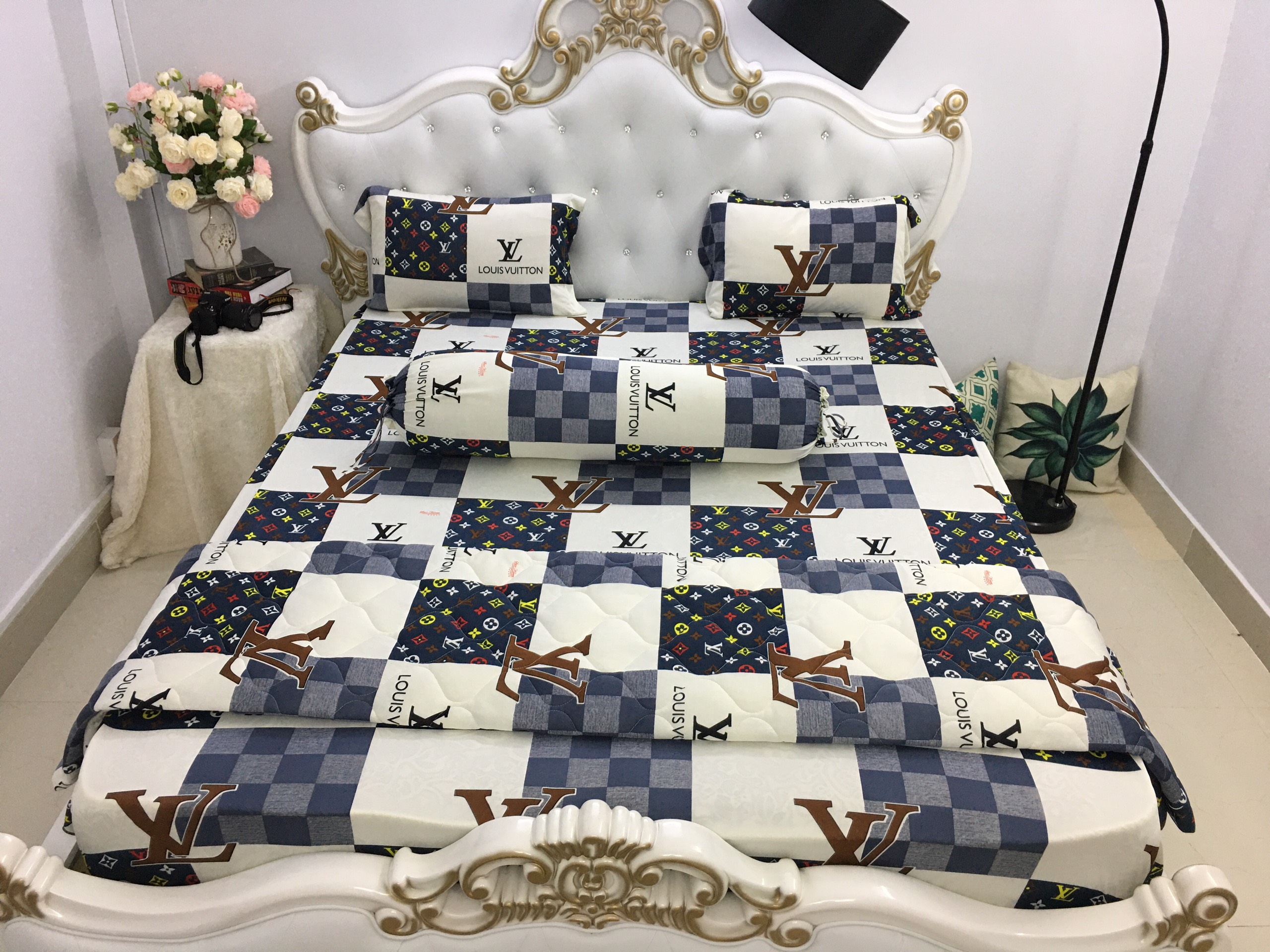 Bộ Drap gối kèm mền Thun Hàn Quốc ( 5 món } đủ size/ có mền lẻ