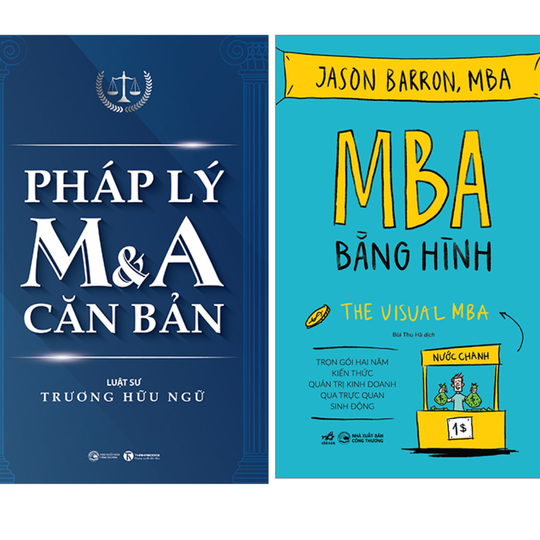 Combo Sách Hay Về Marketing :Pháp Lý M&A Căn Bản+MBA Bằng Hình - The Usual MBA