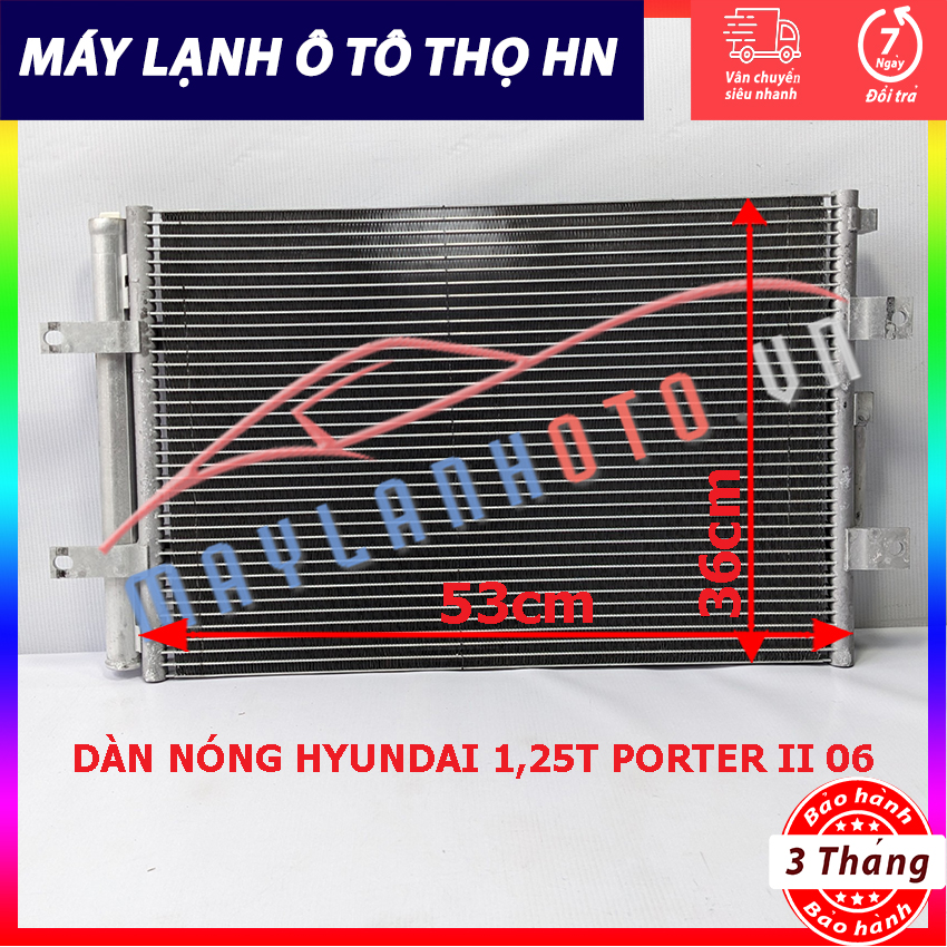 Dàn  nóng Hyundai 1,25T Porter 2 đời 2006 Hàng xịn Hàn Quốc