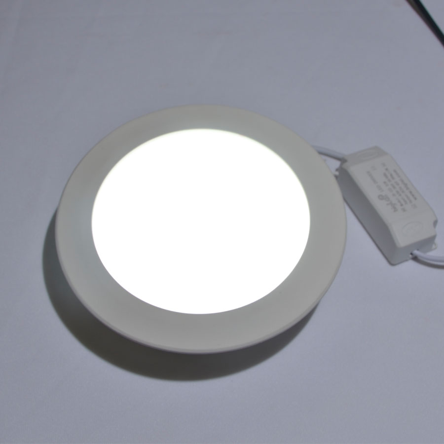 ĐÈN LED ÂM TRẦN TRÒN 12W , ÁNH SÁNG TRẮNG -  HÀNG BIGLAI CHÍNH HÃNG