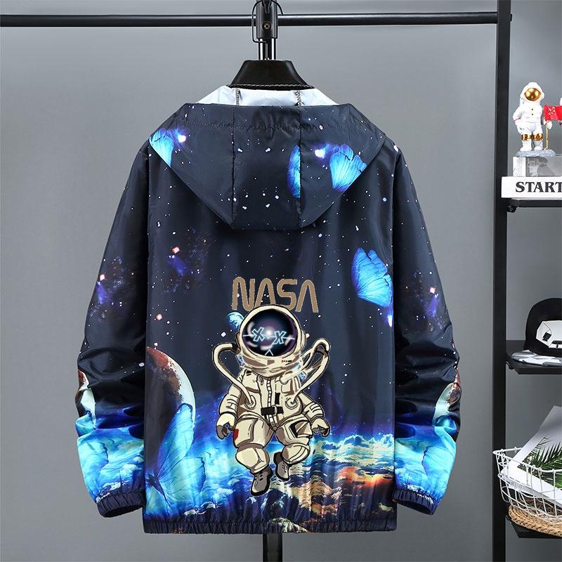 Áo Khoác Nỉ Nam Dáng Rộng In Hình Phi Hành Gia Thời Trang Zenkonu AO KHOAC NAM 044V1