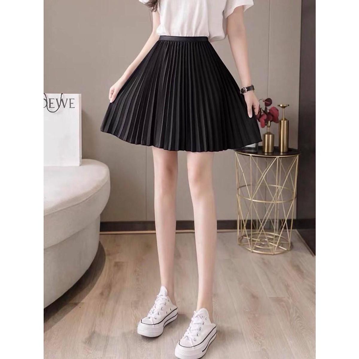 Chân váy dập ly siêu đẹp - có may quần váy