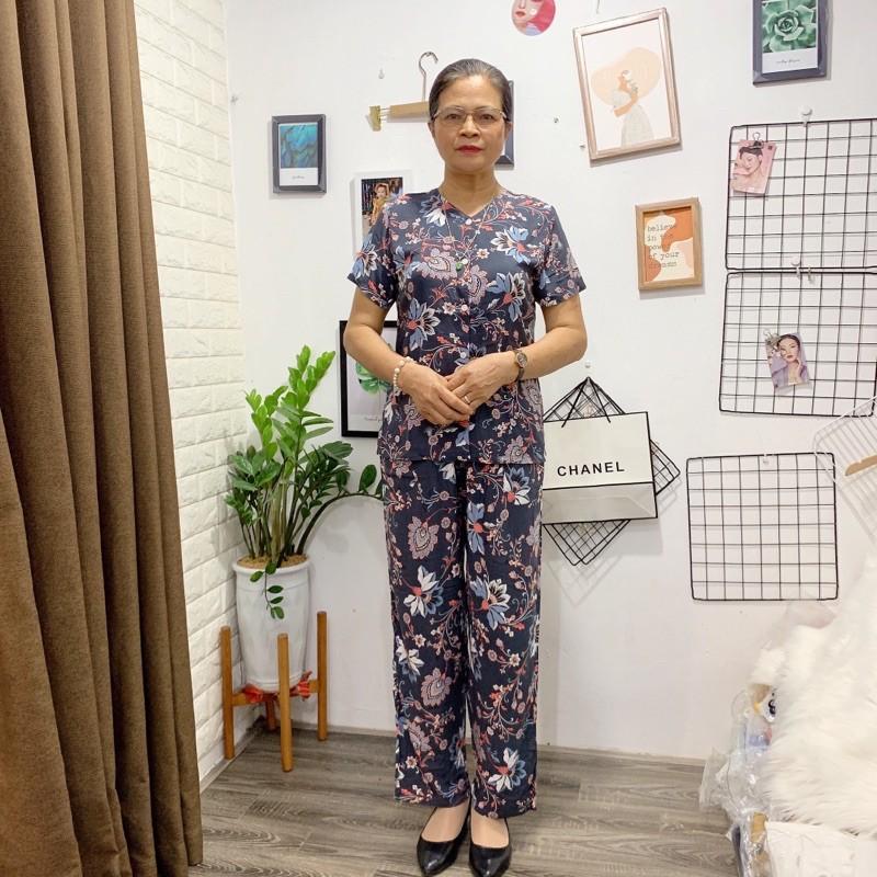 Bộ Lanh Trung Niên Quần Dài Áo Mở KhuyBộ Lanh Việt Thắng
