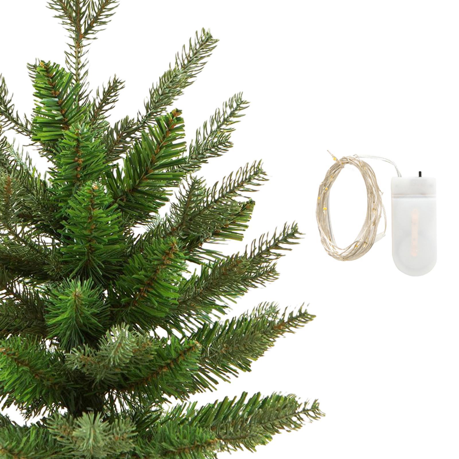 Mini Christmas Tree with Lights Centerpiece Flocked Christmas Tree for Desk Table Top