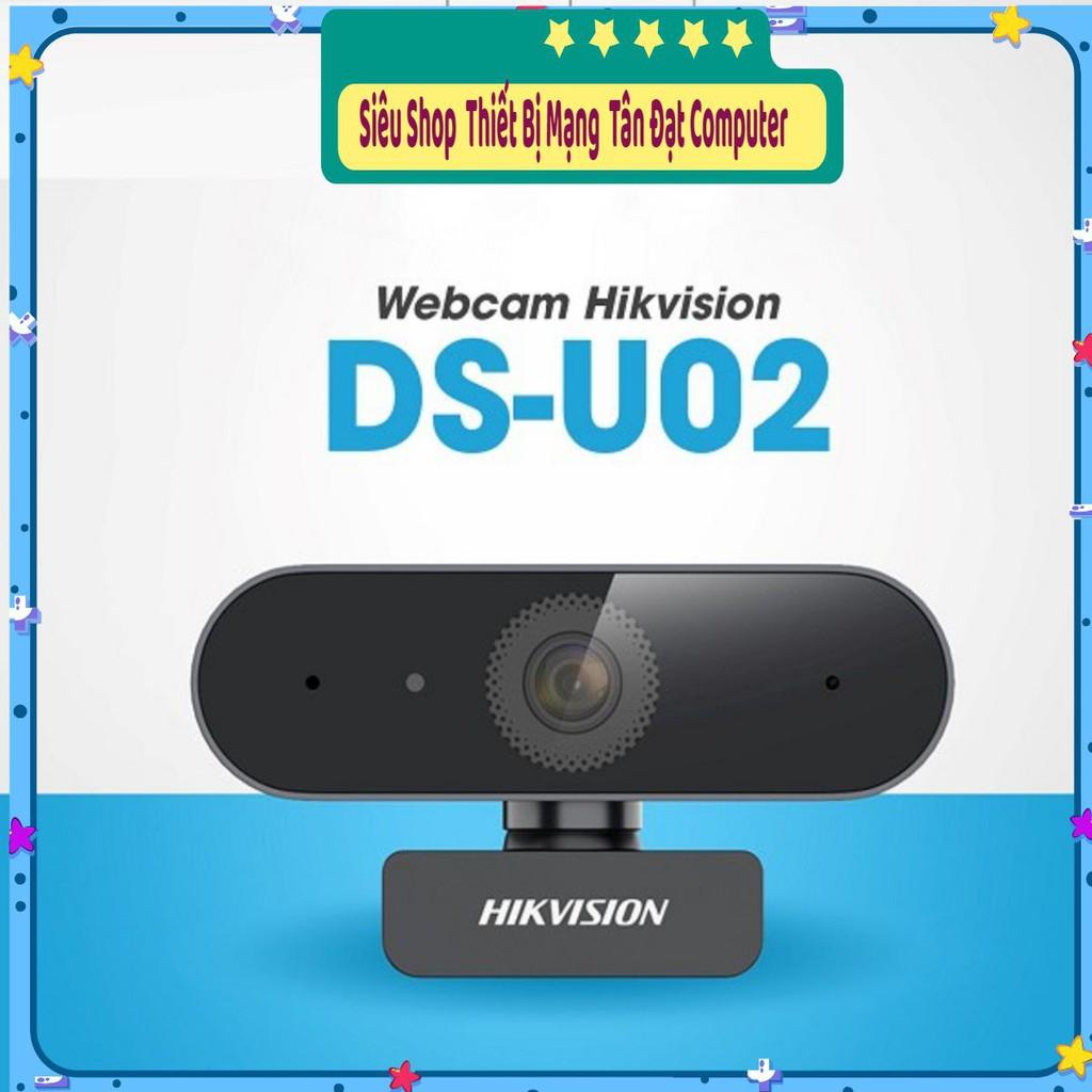 Webcam Máy Tính PC livestream Full HD 1080P Hikvision DS-U02 - - Hàng Chính Hãng