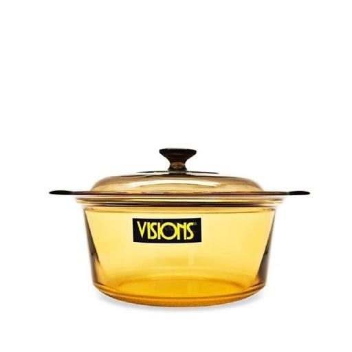 Nồi Thuỷ Tinh Loại Thấp Visions VSD-3.5 (3.5L) - Phân phối bởi CTCP ABMA VN 15/2 Đoàn Như Hài, P12, Q4, TPHCM