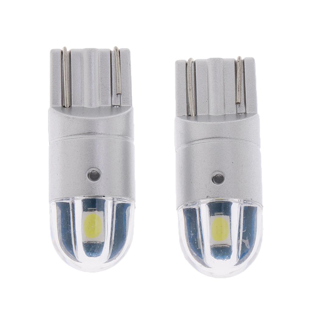 2 Pieces Universal Car 12V T10 3030 2SMD LED Light Lamp Bulb