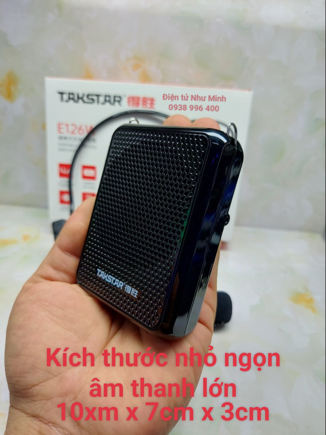 Máy trợ giảng KHÔNG DÂY E126W- Siêu nhỏ gọn - âm thanh lớn