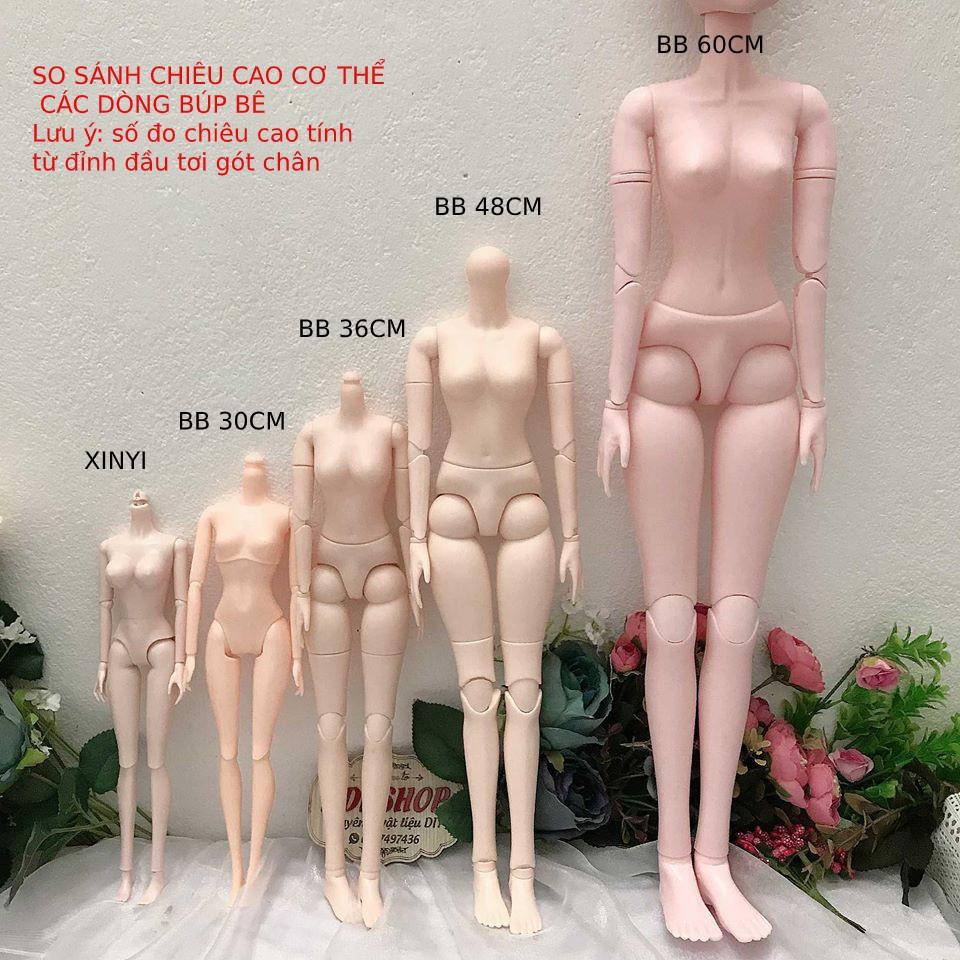 Cơ thể búp bê 1/3 60cm tặng kèm giày ADHshop