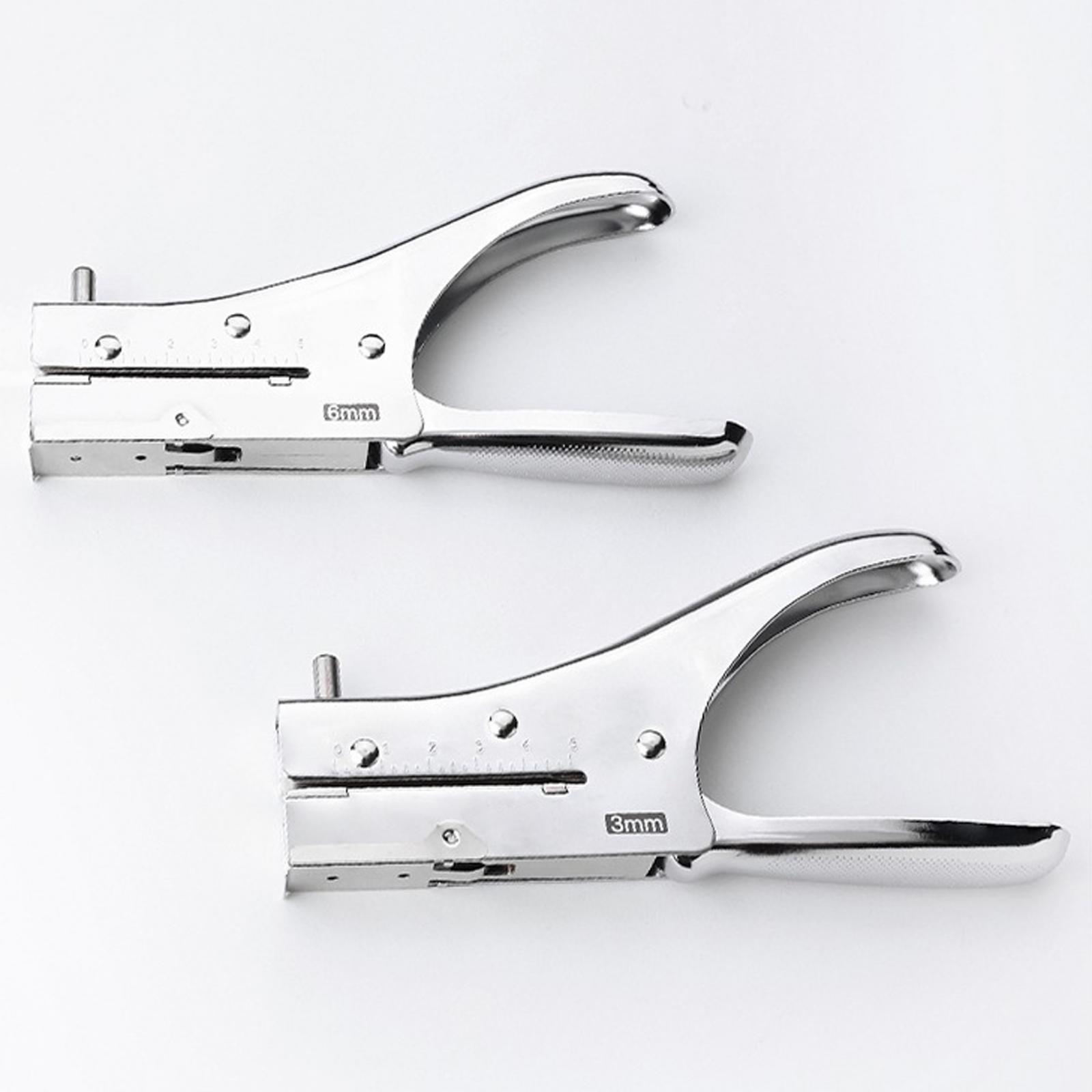 Hole Punch Hole Puncher Round Heavy Duty Paper Puncher 1 Hole Plier Kids Adults 3mm/6mm Card Making Binder Art Project Handhed Paper Cutter