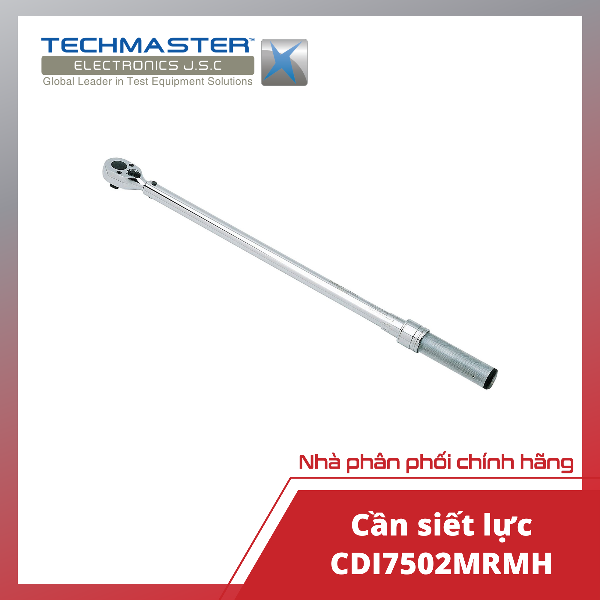 Cần siết lực Snap-On CDI7502MRMH 3⁄8&quot; 100-750 in. lb/ 14.1 - 81.9 Nm ( Hàng chính hãng, Bảo hành 12 tháng )