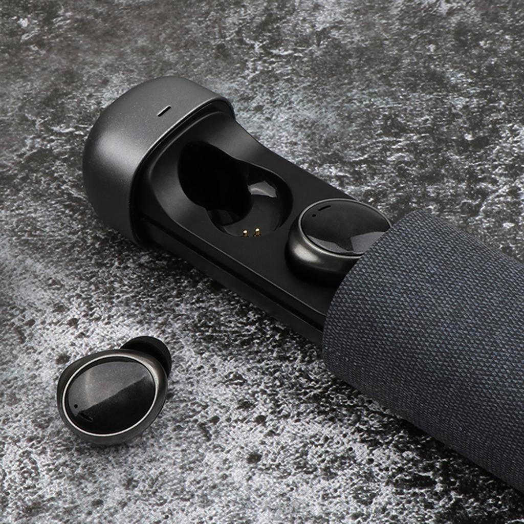 Mini Wireless Bluetooth Earbuds In-Ear Sport Earphone Waterproof Headset Black