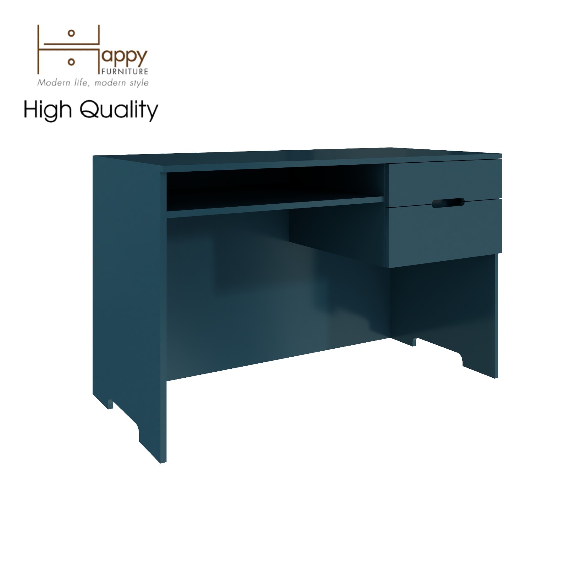 [Happy Home Furniture] MOLLY , Bàn làm việc 2 ngăn kéo, 120cm x 58cm x 75cm ( DxRxC), BAN_063