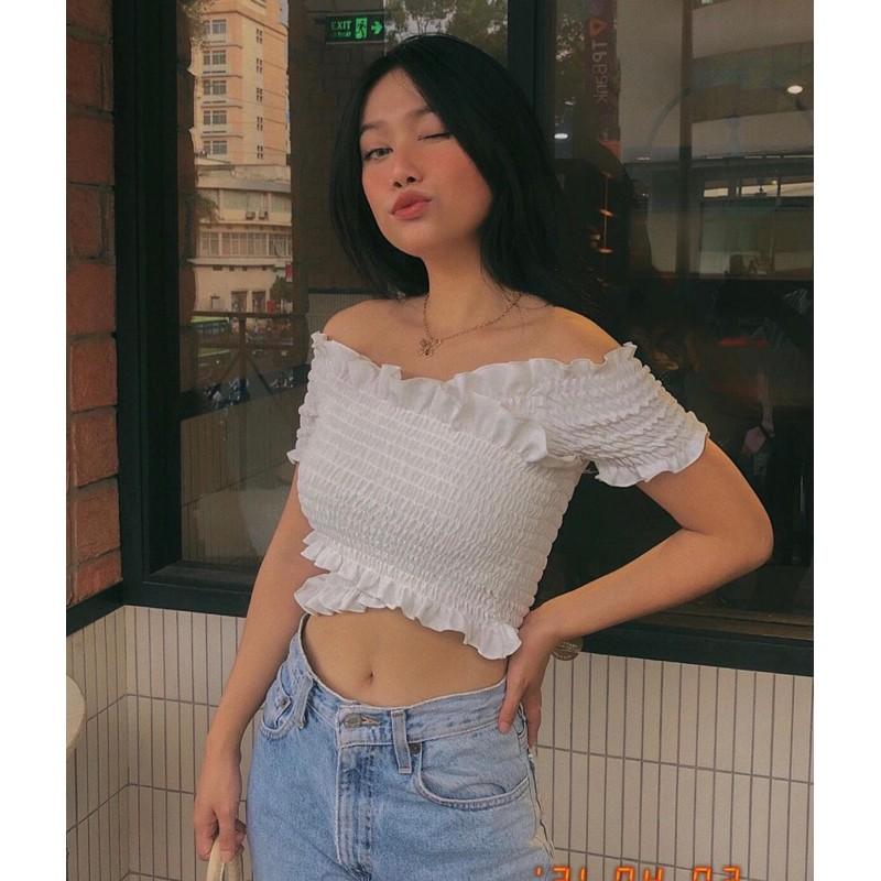 áo nhún bẹt vai
