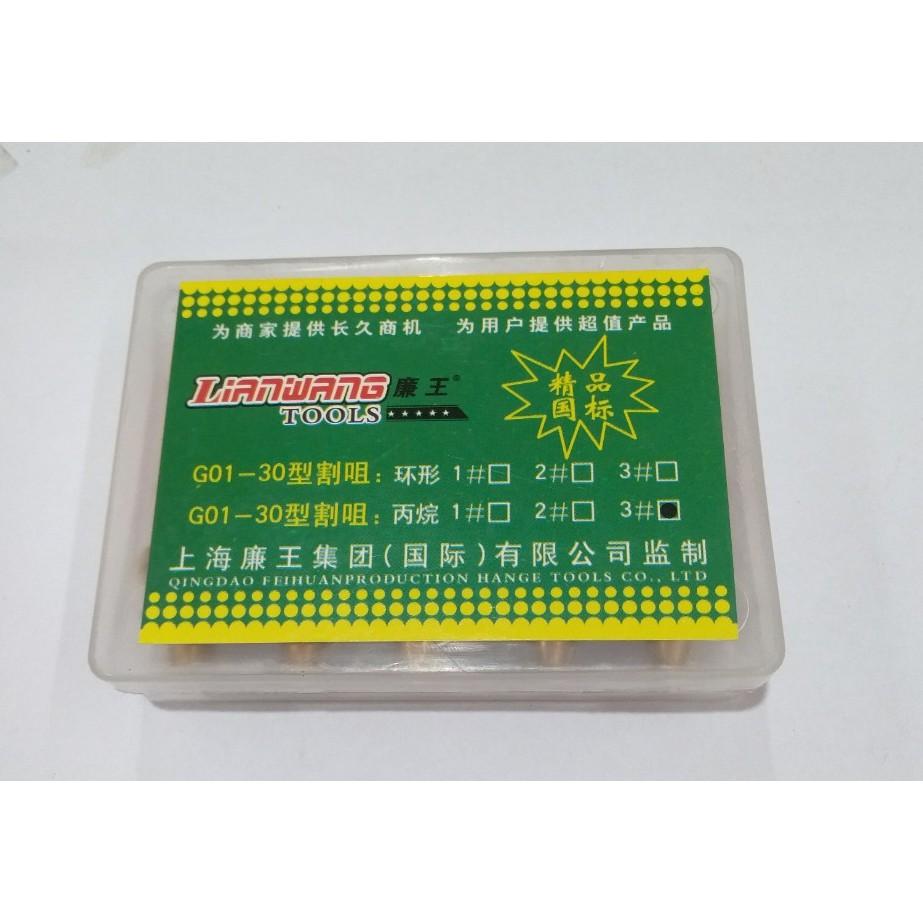 Bép cắt oxy gas loại nhỏ số 1, 2, 3 dùng cho tay cắt G01-30