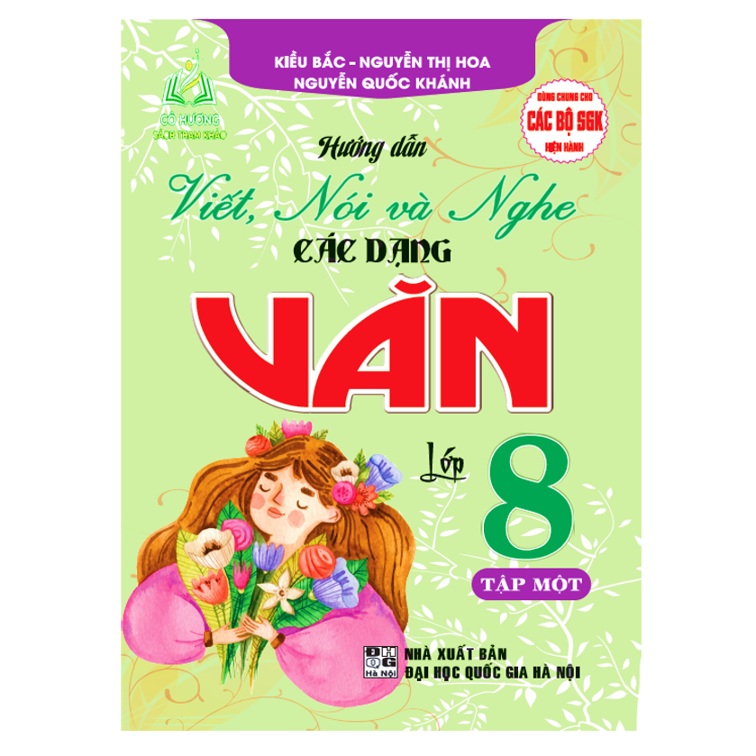 Sách- Hướng dẫn viết, nói và nghe các dạng văn 8 - tập 1