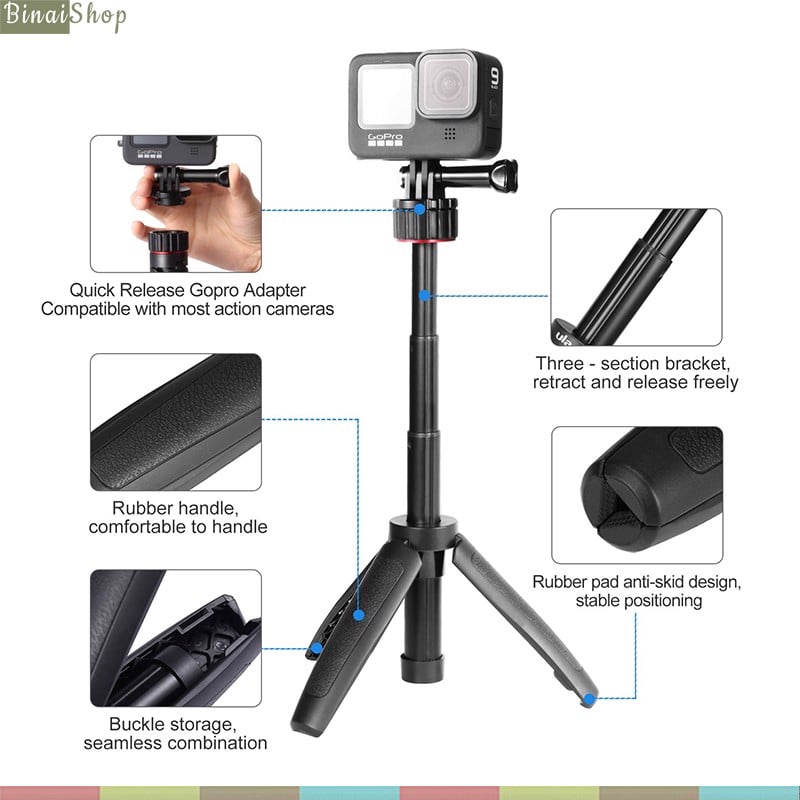 Ulanzi MT-31 - Tripod Mini Dành Cho Các Dòng Gopro- Hàng chính hãng