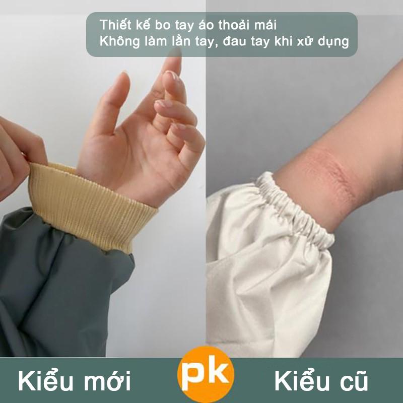 Tạp Dề Tay Dài Chống Thấm Nước Và Dầu Ăn Tiện Lợi Cho Nhà Bếp