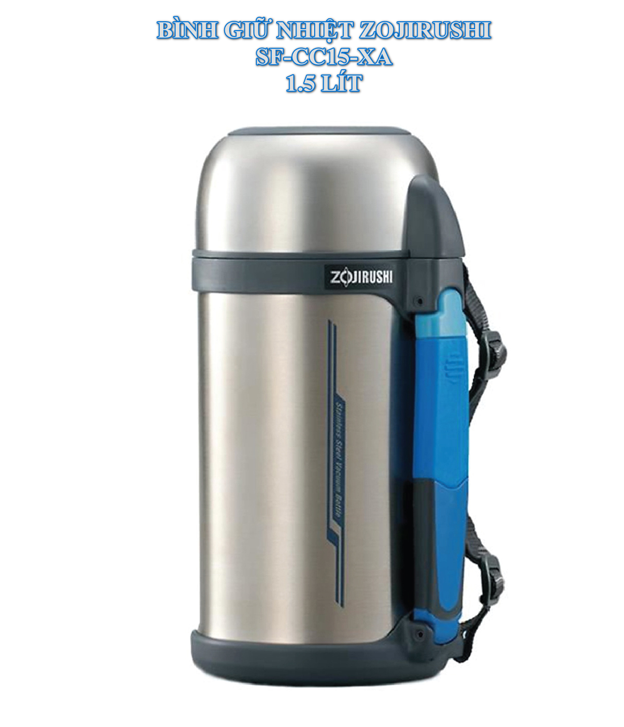 Bình Giữ Nhiệt Zojirushi SF-CC20-XA - 2Lít Inox - Hàng Chính Hãng Thái Lan