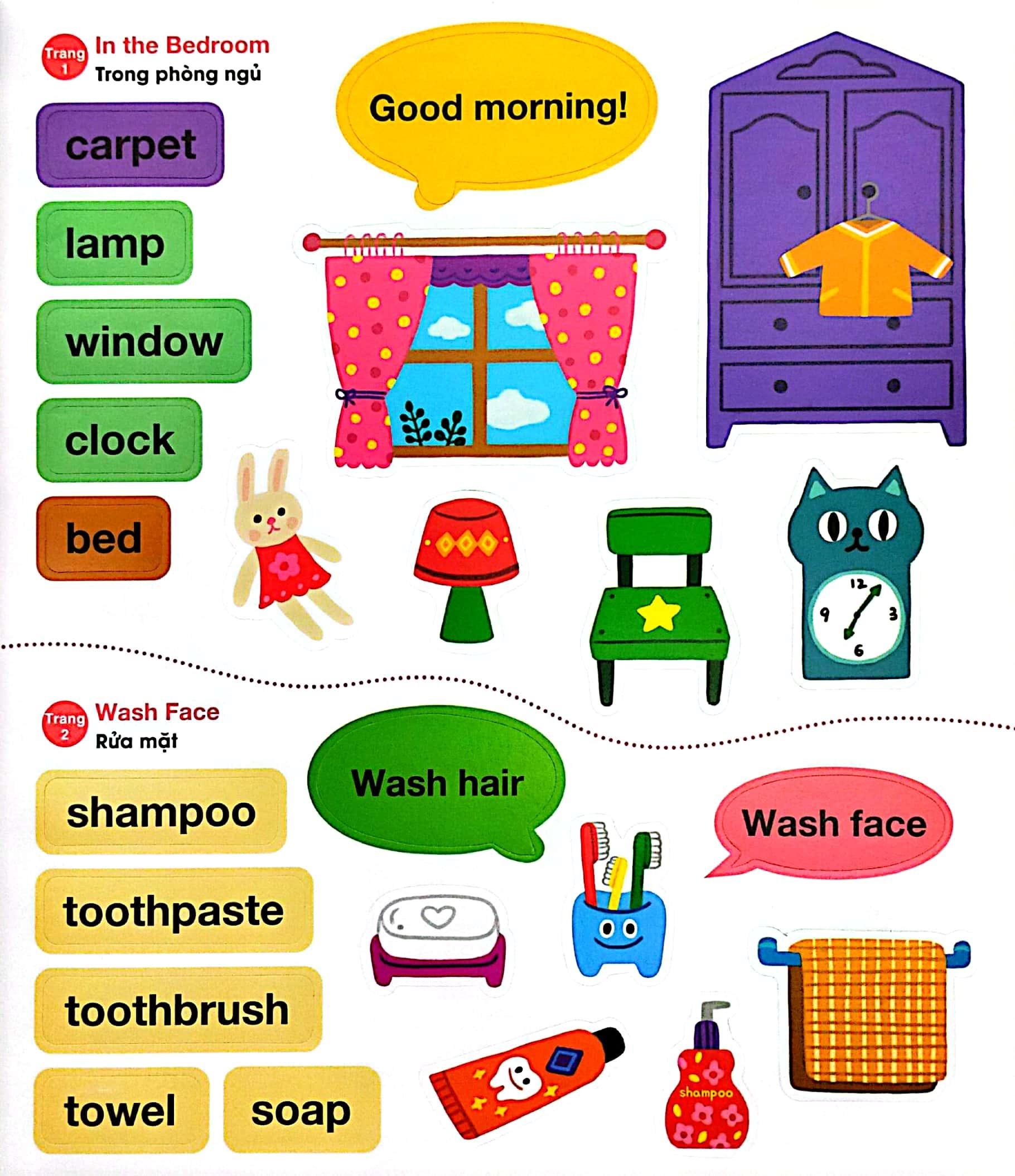 Bộ Sách Bé Vui Học Tiếng Anh Cùng Sticker