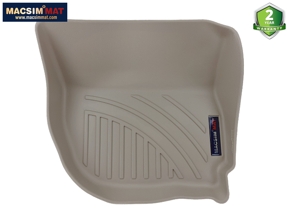 Thảm lót sàn xe ô tô Honda City 2019 đến nay Nhãn hiệu Macsim chất liệu nhựa TPV cao cấp màu đen+màu kem.