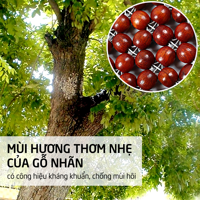 Miếng Đệm Hạt Gỗ PaKaSa Massage Ghế Ô TÔ , Xe Hơi , Ghế Văn Phòng KT 45 x 45 cm - Chính Hãng