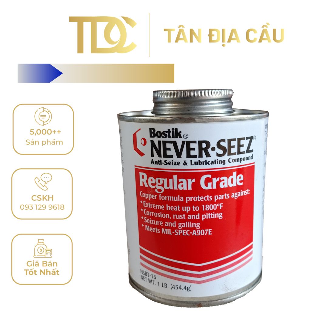 Mỡ Đồng Never-Seez Regular Copper Grade Anti-Seize - Bôi trơn và chống ăn mòn - Tandiacau