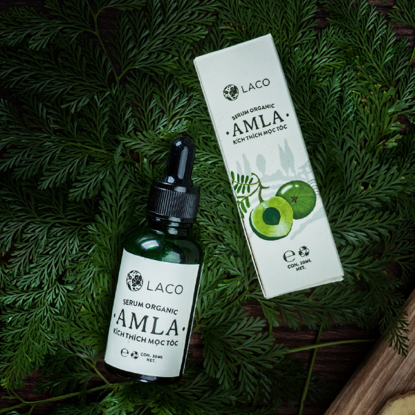 Serum Kích mọc tóc Organic Amla LACO ( Tên trên bao bì là Serum dưỡng tóc Amla để phù hợp quy chuẩn mới bộ y tế)