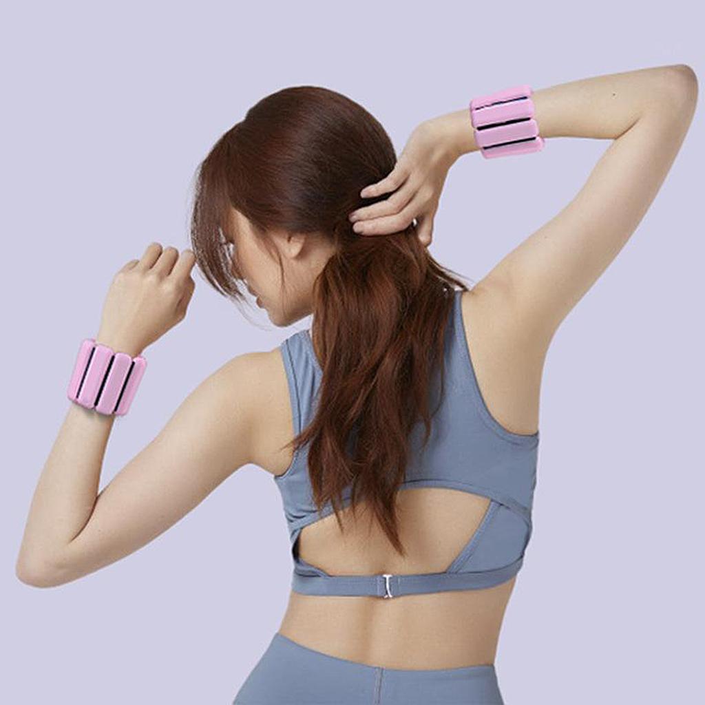 Ankle Wrist Weights Leg Arm Exercise Fitness Training Workout Walking Black