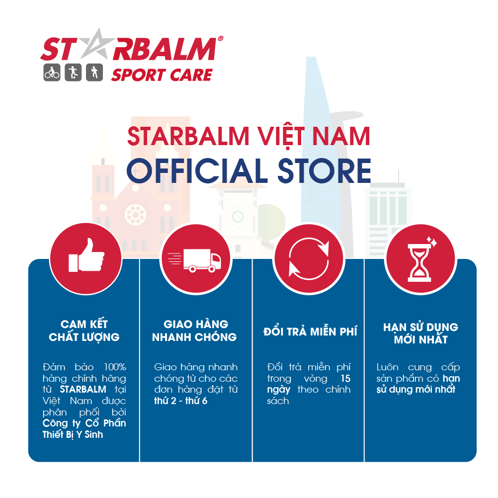 Gel làm nóng cơ STARBALM - Hà Lan 100ml