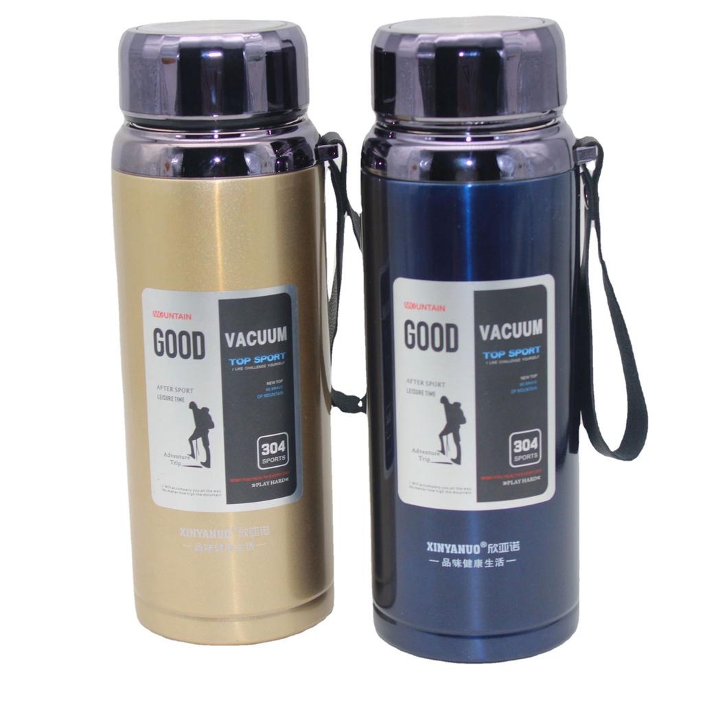 Ly giữ nhiệt dododios 1200-1500ml LHC3249 - Hàng chính hãng, mở nắp một chạm, chất liệu thép không gỉ miệng ly rộng