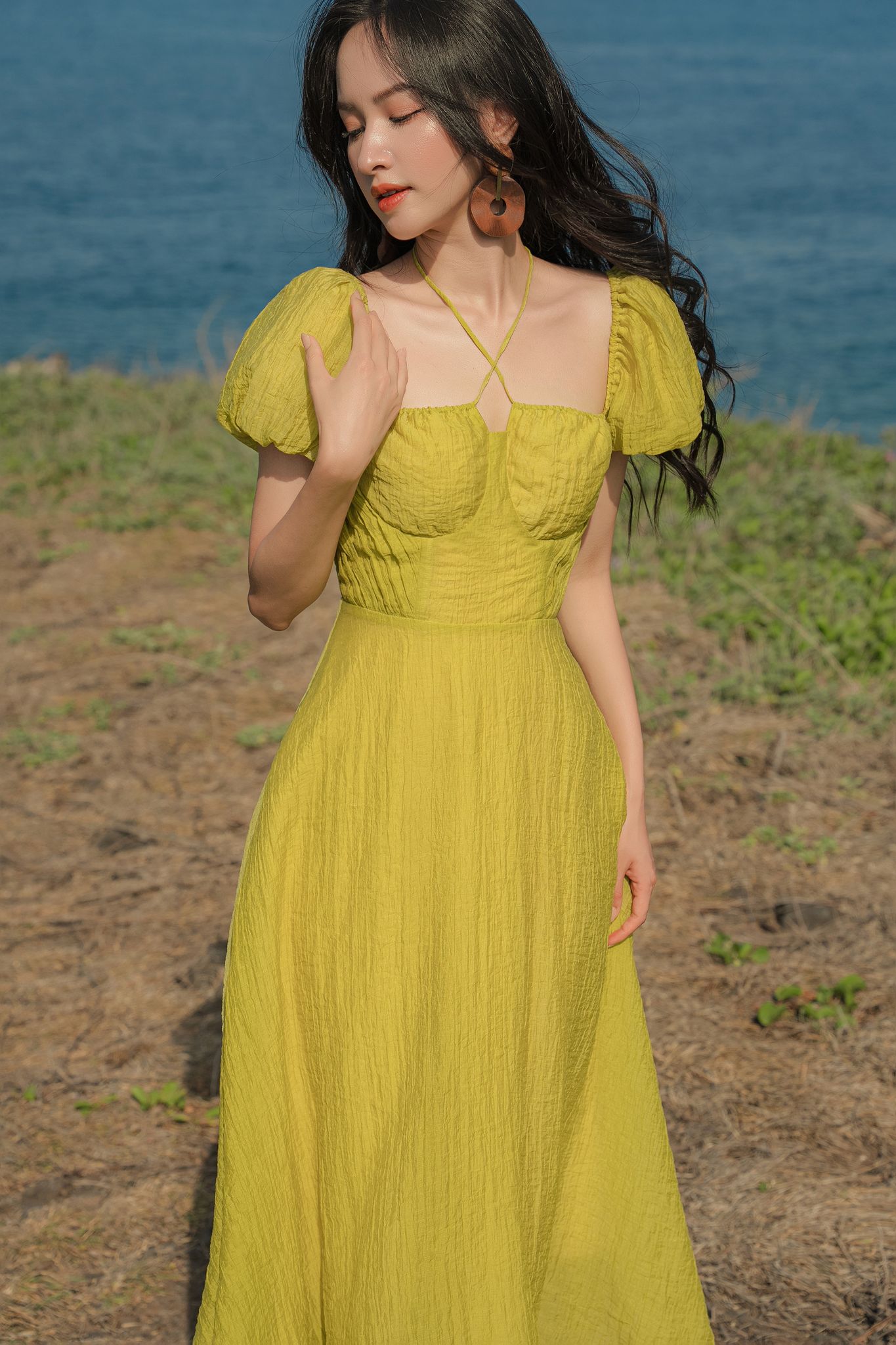 OLV - Đầm Pale Yellow Maxi Dress