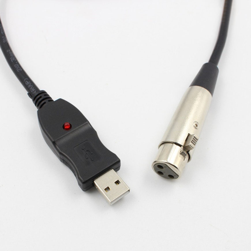 Cáp Chuyển Đổi Từ Cổng Usb Sang Cổng XLR Dài 3m - Hàng Nhập Khẩu