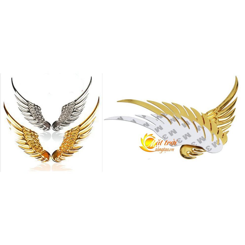 Đôi cánh thiên thần trang trí logo ô tô