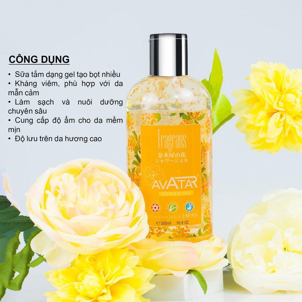 Gel Tắm Avatar Fragrans Hương Hoa Ngọc Lan 500ml