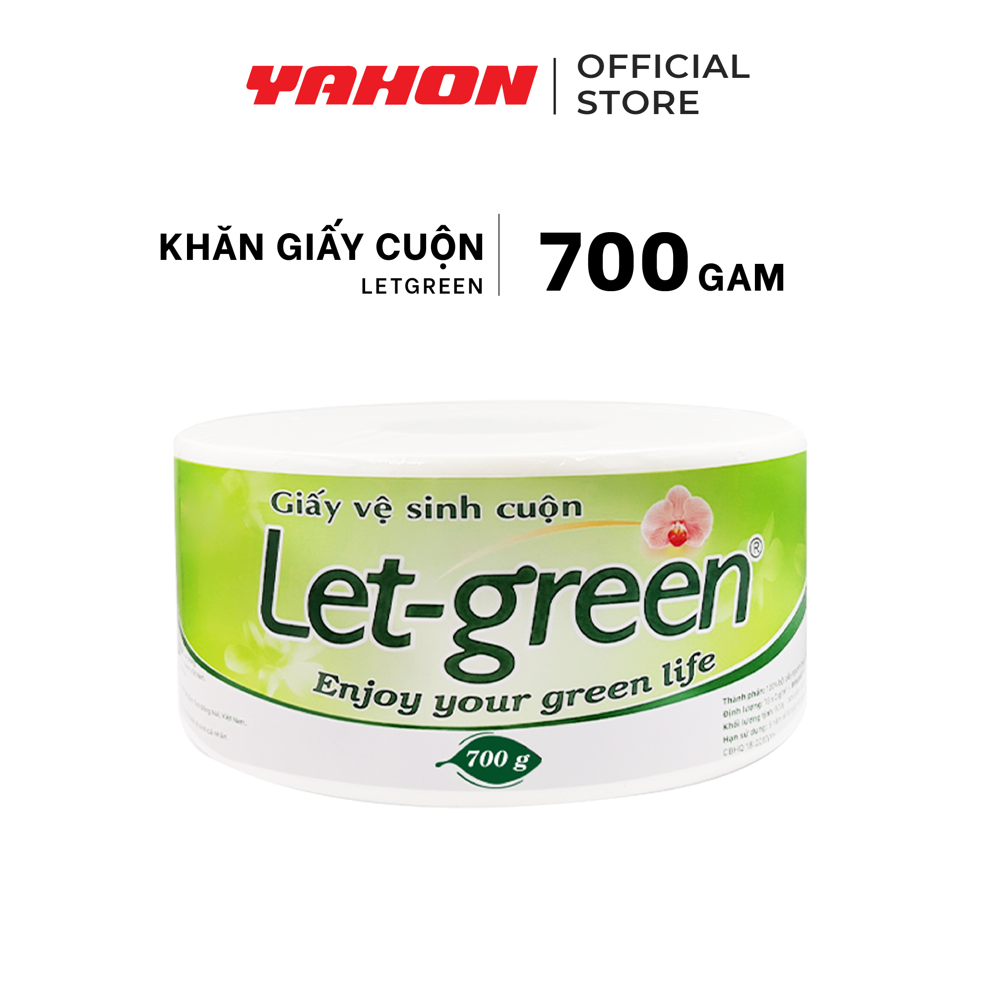 Combo 12 Giấy Vệ Sinh Cuộn 10*20cm LET-GREEN, 700 G/Cuộn