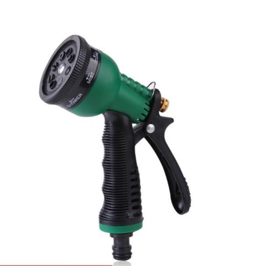 Vòi xịt rửa xe,Vòi phun nước tưới cây tăng áp thông minh 8 chế độ 815621