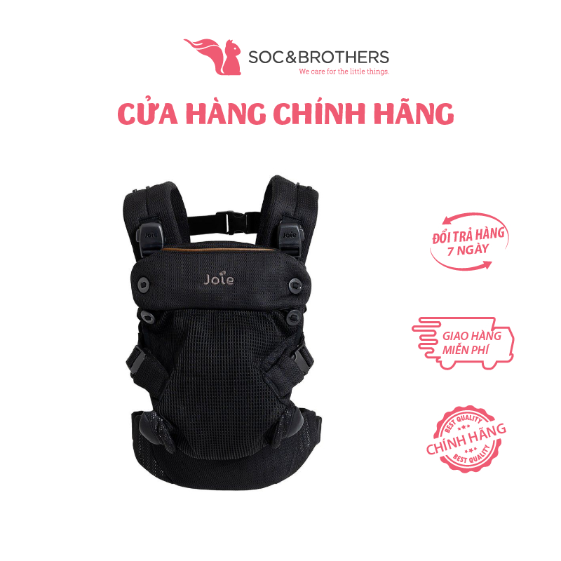 Địu trẻ em Joie Savvy Air 4in1 Coal