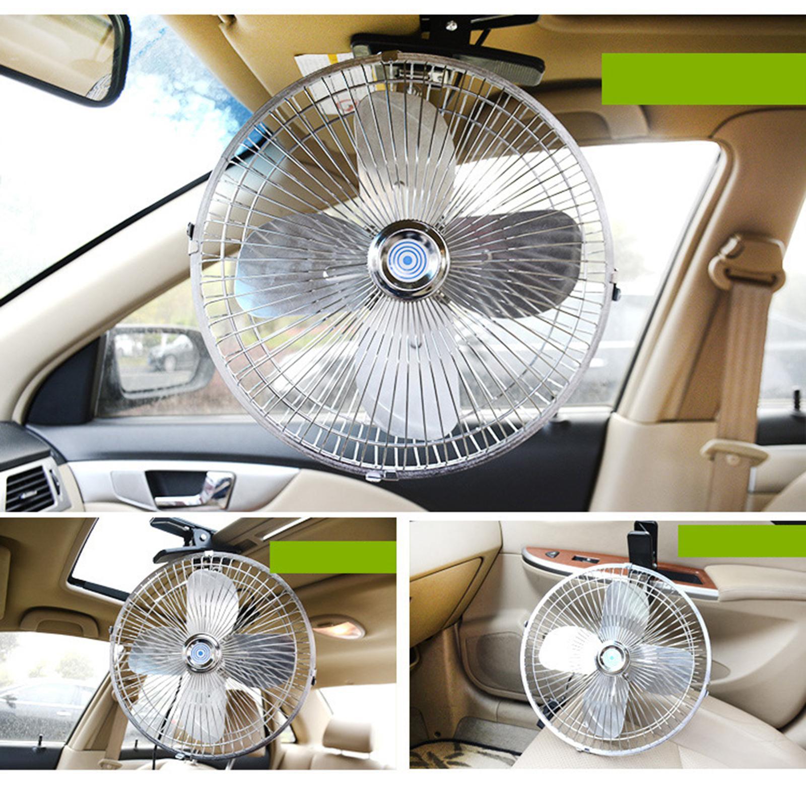 Car   Fan with  Adjustable Low Noise Strong  Desk Fan Summer Cooling Fan for Car Truck Vehicle