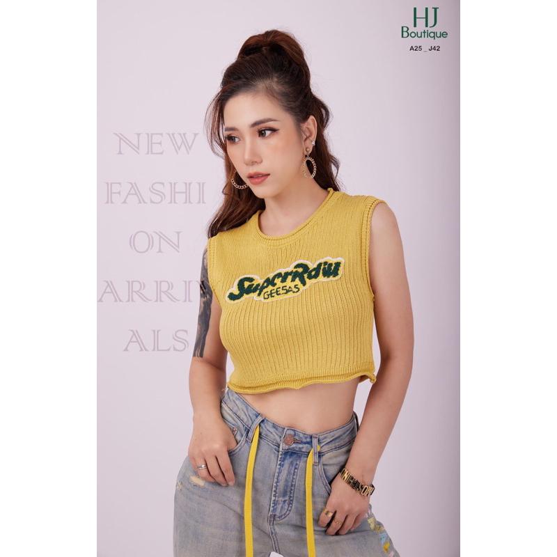 Áo thun croptop len thể thao năng động - A25
