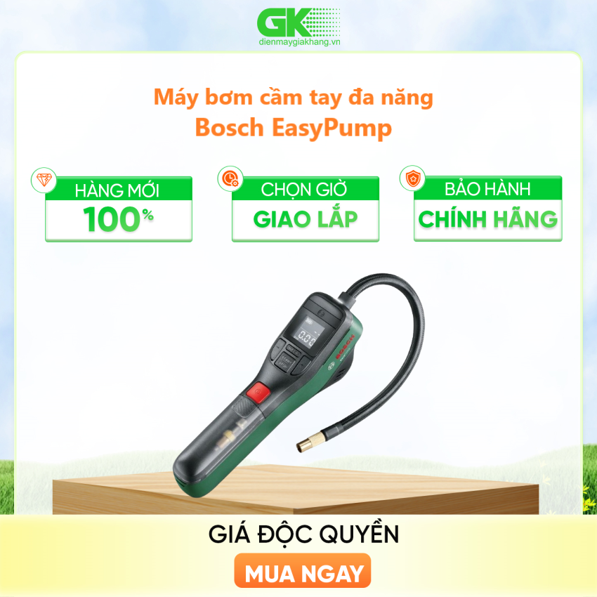ÐA NANG(EASYPUMP) - Máy bơm cầm tay đa năng Bosch EasyPump - Bảo hành chính hãng