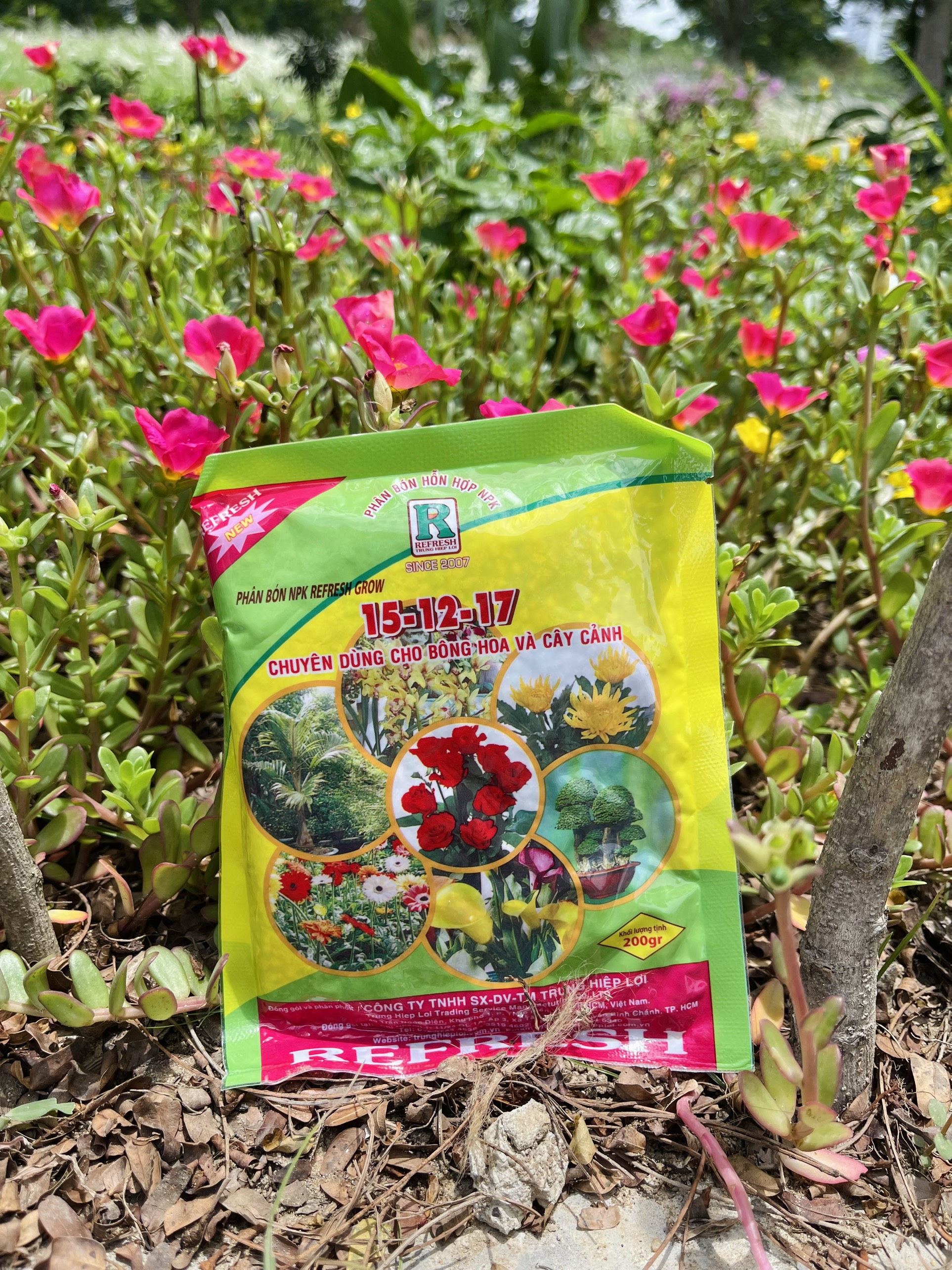 Phân NPK Refresh grow 15-12-17 gói 200gr