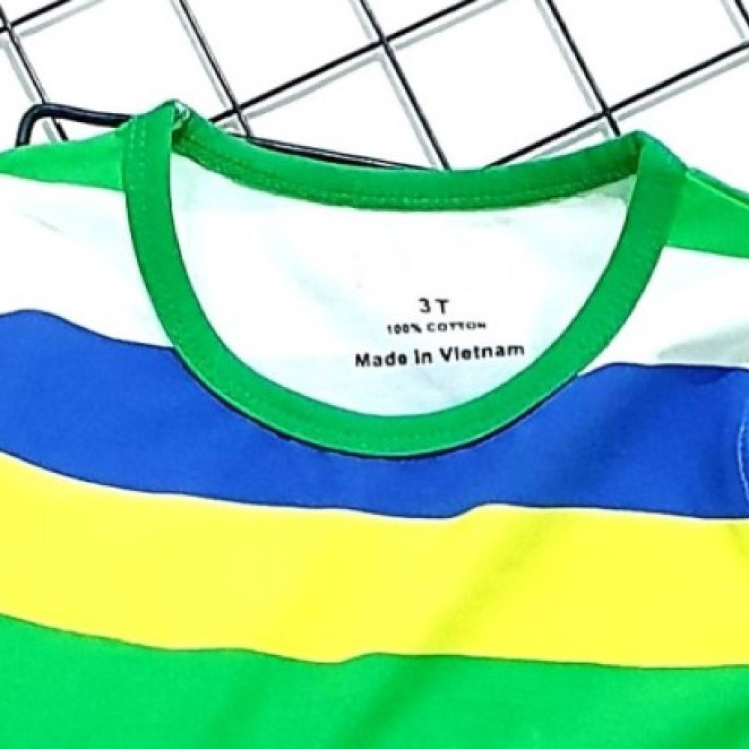 A0003216 Áo thun cotton in mặt cười cho trẻ em từ 6-10 tuổi