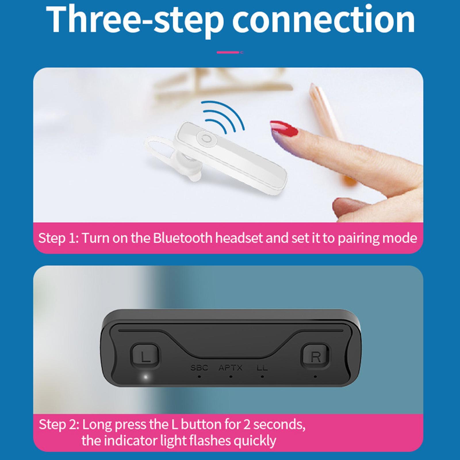 Bluetooth Adapter USB C to A Converter Low Latency   Switch Laptop PC