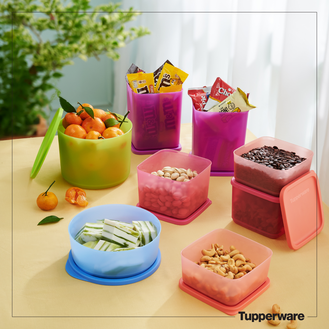 BỘ HỘP BẢO QUẢN THỰC PHẨM TUPPERWARE CHÍNH HÃNG MAGIC 8 HỘP