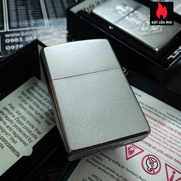 Bật Lửa Zippo 49249 – Zippo Hammer Of Thor Satin Chrome