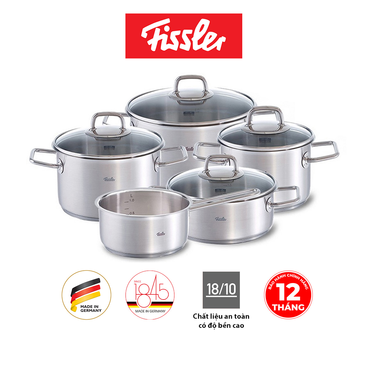 Bộ Nồi 5 Món Fissler Viseo