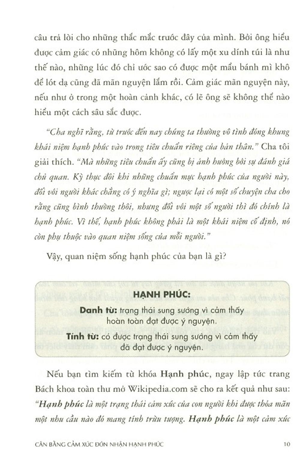 Cân Bằng Cảm Xúc - Đón Nhận Hạnh Phúc