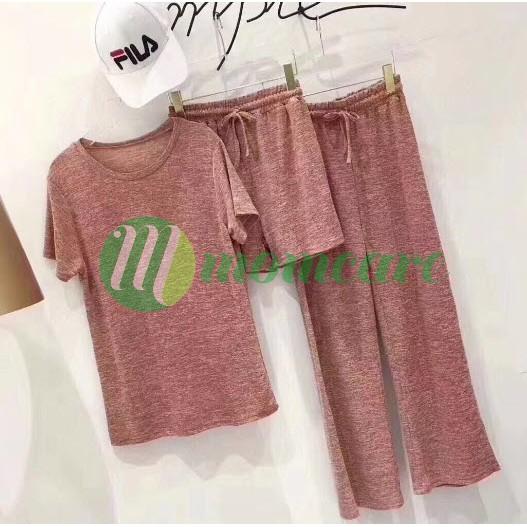 Bộ đồ ngủ nữ đẹp SET 3 CHI TIẾT - Đồ bộ mặc nhà dễ thương - Thời trang mùa hè QUẢNG CHÂU cao cấp